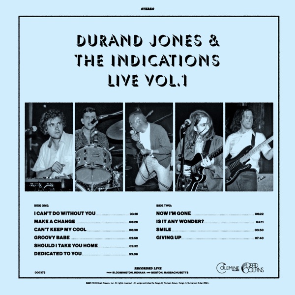Durand Jones & The Indications – Live Vol. 1
